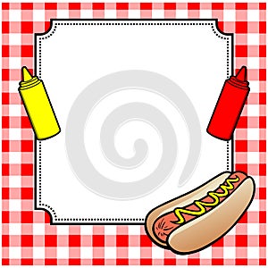 Hot Dog Cookout Invite