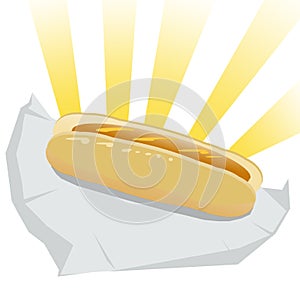 Hot Dog illustration