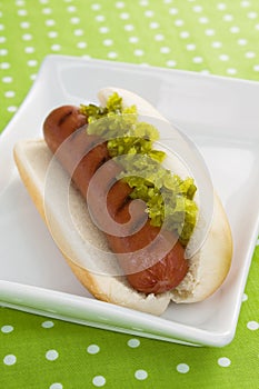 Hot Dog With Relish