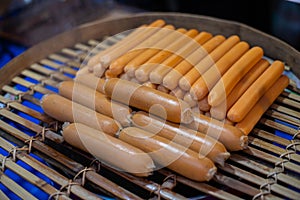 Hot Dog, Steamed Sausage, Fast Food