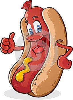 Hot Dog Thumbs Up photo