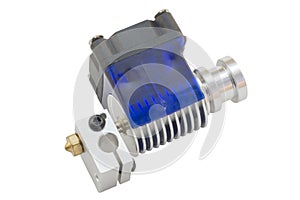 hot end for 3D printer close-up