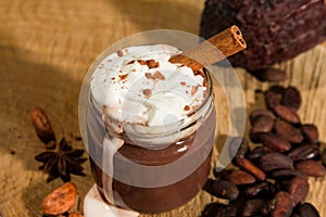 Hot fairtrade cocoa