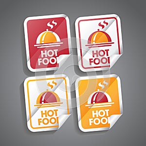 Hot Food Sticker