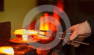 Hot forging production line