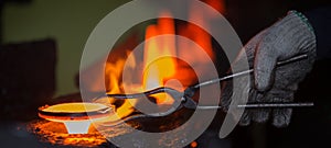 Hot forging production line