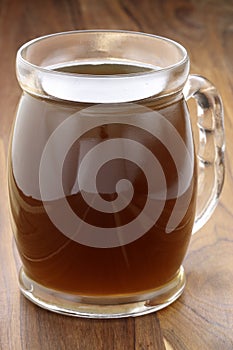 Hot fresh apple cider