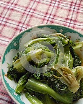 Hot fried leaf vegetable