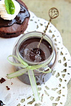 Hot fudge sauce