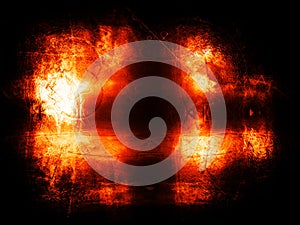 Hot Grunge background