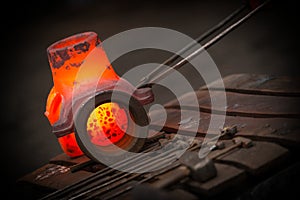 Hot iron in smeltery