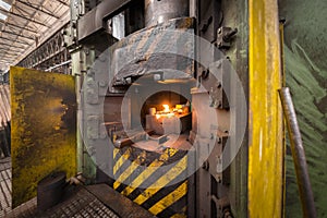 Hot iron in smeltery