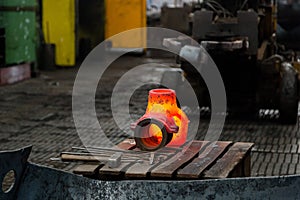 Hot iron in smeltery