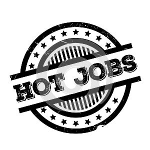Hot Jobs rubber stamp