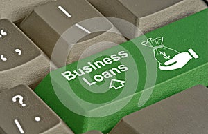 key for business loans photo