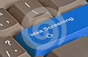 Key for idea screening