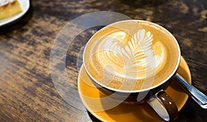 Hot latte art
