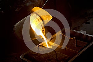 Hot Liquid Iron photo