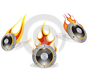 Hot loudspeakers