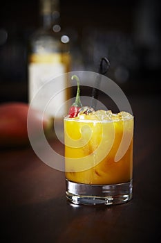 Hot Mango cocktail