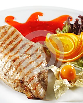 Hot Meat Dishes - Grilled Chicken Steak