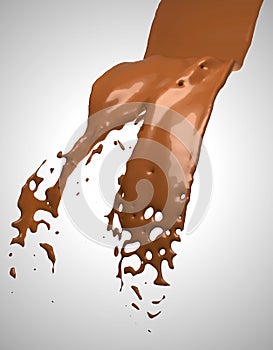 Hot milk chocolate flow