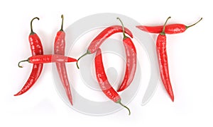 Hot of peppers