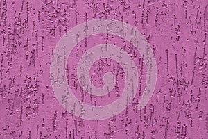 Hot pink embossed of plaster background. Abstract pattern of pink wall texture. Stamping of surface paint decoration backgrounds.
