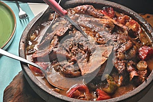 Hot pot mutton and Pork steam