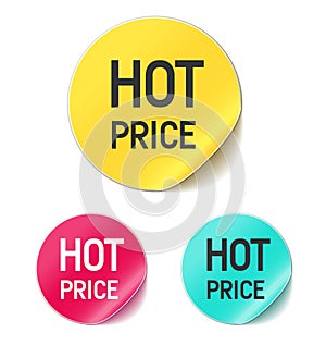 Hot price sticker photo