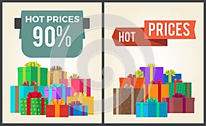 Hot Prices Total Final Sale Discounts Promo Labels
