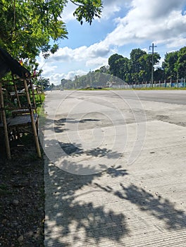 so hot roadside view