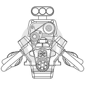 Hot Rod Engine