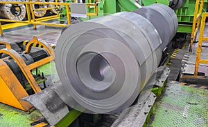 Hot Rolled steel coil straps with steel strapping, during processing, Plate metal sheet industry