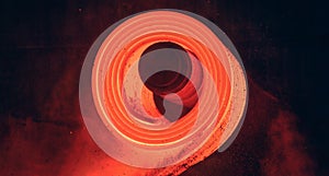 Hot-rolled steel process in steel industry