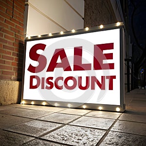 Hot sale discount isolated on white background