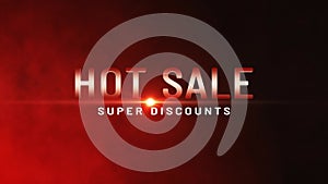 Hot sale. Greater summer discounts dumping,%, percentages, purchases, sale. Artistic intro.