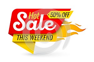 Hot sale price offer deal vector labels templates stickers designs with flame