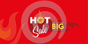 Hot sale web banner template. Price offer deal vector labels