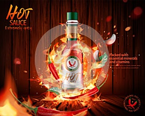 Hot sauce product ads