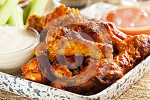 Hot and Spicey Buffalo Chicken Wings