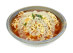 Hot Spicy Noodle Vegetable Soup