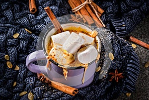 Hot spicy pumpkin white chocolate