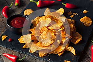 Hot Spicy Sriracha Potato Chips