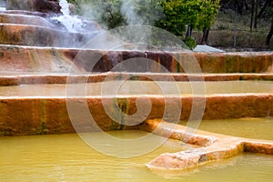 Hot spring mineral medicinal water