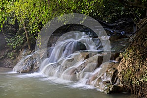 Hot Spring in the south of Krabi province in Klong Thom