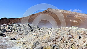 Hot Spring And Volcano