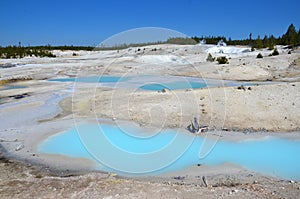 Hot spring in Yellowstone, Wyoming