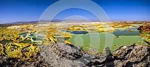 Hot springs in Dallol, Danakil Desert, Ethiopia