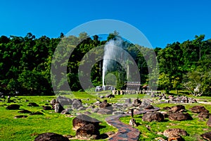 Hot Springs at Doi Pha Hom Pok National Park, Fang, Chiang mai, Thailand